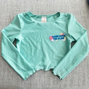 Cat & Jack Kids Swim Rashguard - mint green